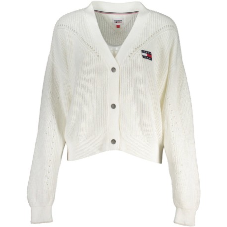 TOMMY HILFIGER CARDIGAN WOMAN BIELA