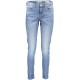 GUESS JEANS JEANS DENIM WOMAN SVĚTLE MODRÁ