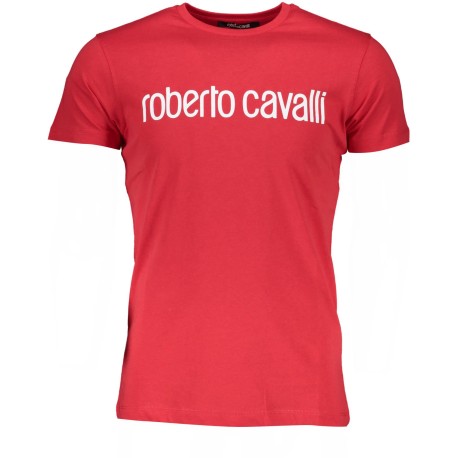 ROBERTO CAVALLI RED MAN TRIČKO S KRÁTKÝM RUKÁVEM